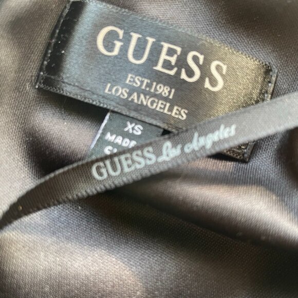 Guess Black & White Striped Bodycon Dress - Picture 12 of 12